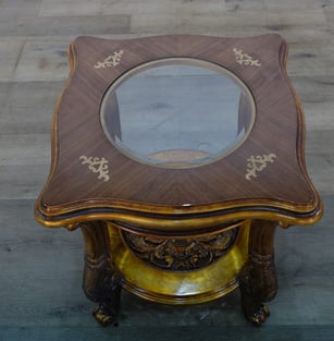 Buy Beige, Bronze, Gold, Antique European Furniture Accent Tables 