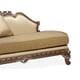 Golden Beige Dark Frame Luxury Chaise Lounge Benetti's Firenza Traditional