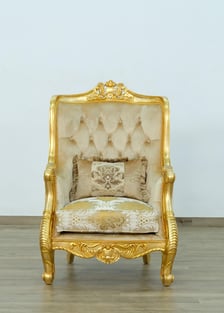 Order Mahogany, Beige, Gold, Antique, Ebony European Furniture 668584-C-Set-2 Living Room now