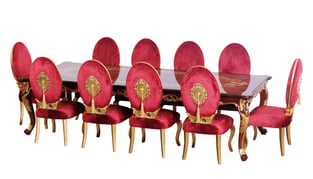 Buy now Brown, Gold, Red European Furniture 68582-DT-11-RED