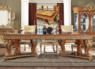 Dining Room  Gold, Champagne, Light Cherry, Amber Homey Design  photo