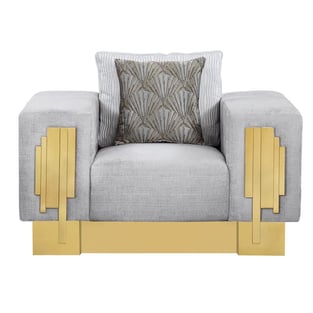 Gray Cosmos Furniture Megan-Set-3 Living Room interior