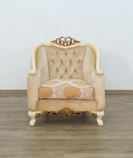 Buy now Beige, Brown, Gold, Antique European Furniture 45352-Set-4