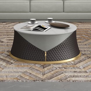 Accent Tables  Gray, Chocolate European Furniture photo