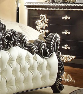 Buy Dark Brown, Antique Silver Homey Design  Bedroom 