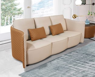 Buy Beige, Orange European Furniture Living Room 