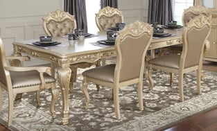 Dining Room  Gold Cosmos Furniture photo