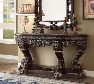 Accent Tables  Brown, Antique Silver, Metallic Homey Design  photo