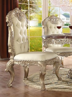 Dining Room  Silver, Cherry, Antique White Homey Design  image