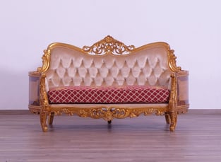 Buy now Gold, Red European Furniture 31058-Set-2