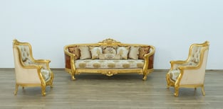 Living Room  Mahogany, Beige, Gold, Antique, Ebony European Furniture image