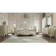 Traditional Satin Gold Finish King Bedroom Set 5Pcs Homey Design HD-8092