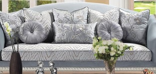 Silver, Gray Cosmos Furniture Venus-Set-3 Living Room interior