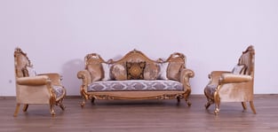 Living Room  Gold, Antique, Silver, Black European Furniture photo