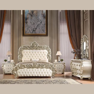 Buy Champagne Homey Design  Bedroom 