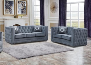 Living Room  Gray Cosmos Furniture image