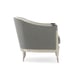 Gray Velvet & Soft Silver Paint Finish Traditional Chair Set 2Pcs SPLASH OF FLASH by Caracole 