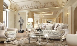 Living Room  Silver, Gray Homey Design  image