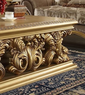 Buy Gold Finish Homey Design  Accent Tables 