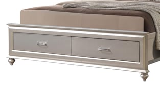 Order Silver, Blue Cosmos Furniture Alia-EK-Set-5 Bedroom now