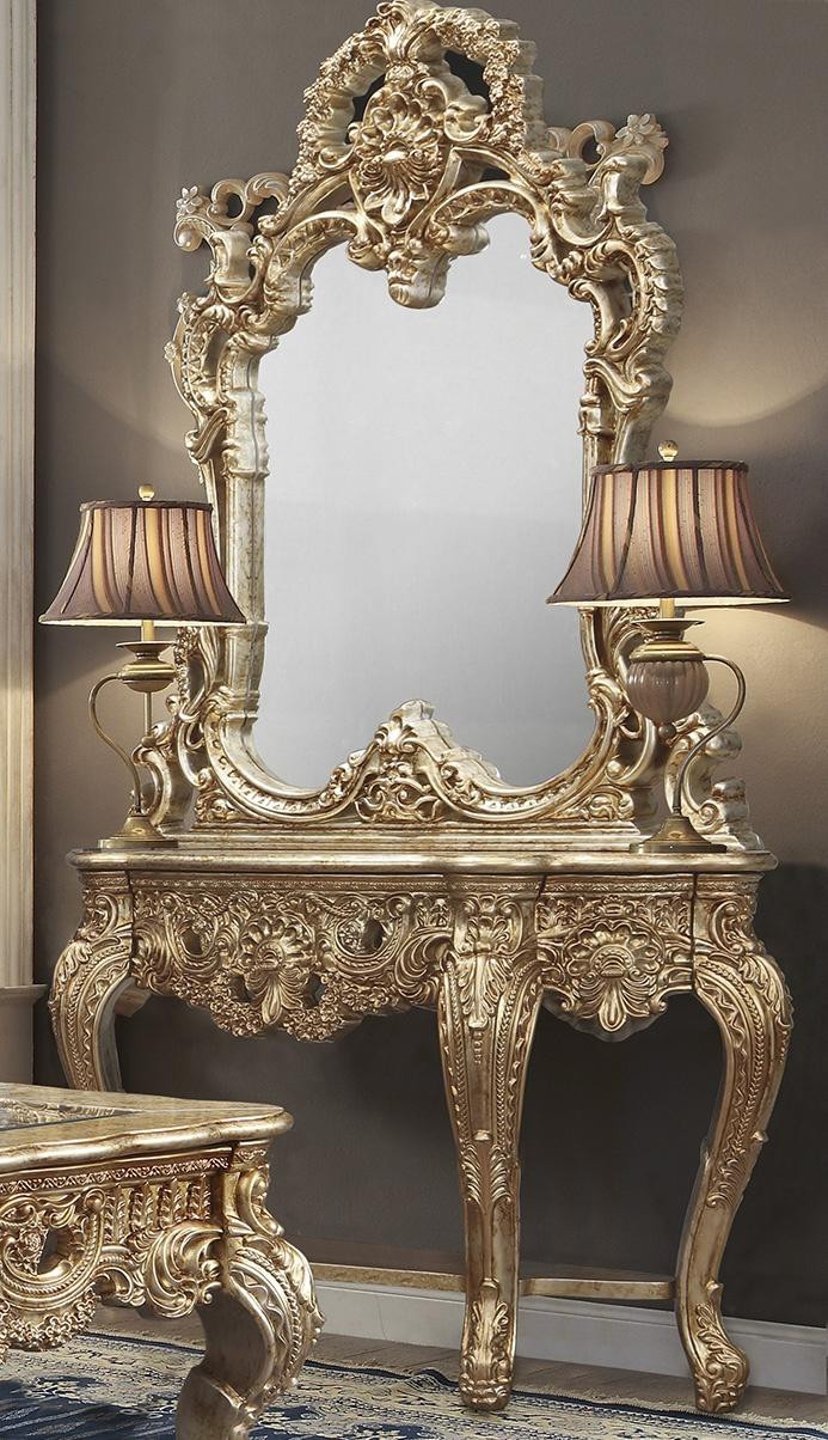 Hotsell Table and mirror set