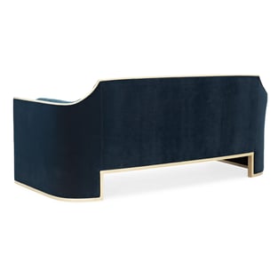 Dark Blue Caracole UPH-SOFWOO-23B-Set-4 Living Room interior