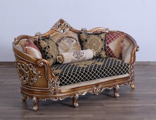 Buy Gold, Sand, Black European Furniture Living Room 