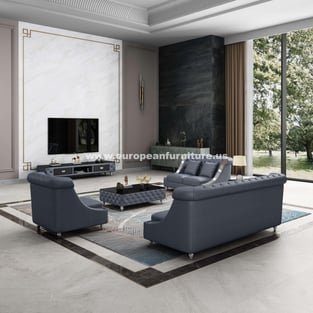 Living Room  Gray European Furniture photo