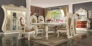 Dining Room  Antique, Pearl, Cappuccino, Cream Homey Design  image