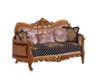 Living Room  Gold, Black European Furniture image