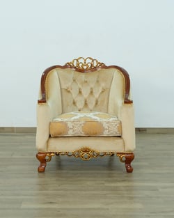 Buy Brown, Gold European Furniture Living Room 