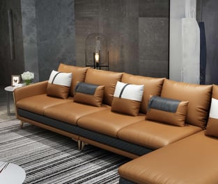 Buy Gray, Cognac European Furniture Living Room 