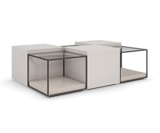 Accent Tables  Gray, Black Caracole image