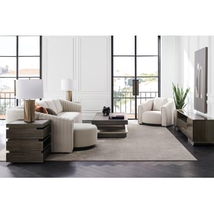 White Caracole LA MODA-3PC SECTIONAL Living Room interior