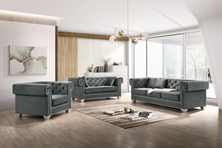 Living Room  Gray Cosmos Furniture image