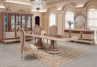 Dining Room  Beige, Gold Homey Design  image