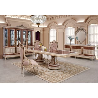 Dining Room  Beige, Gold Homey Design  image