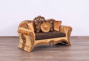 Living Room  Brown, Gold European Furniture image