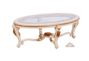 Accent Tables  Beige, Gold, Antique European Furniture image