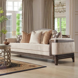 Living Room  Beige, Brown Homey Design  image