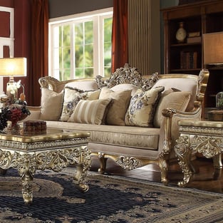 Living Room  Gold, Metallic Homey Design  photo