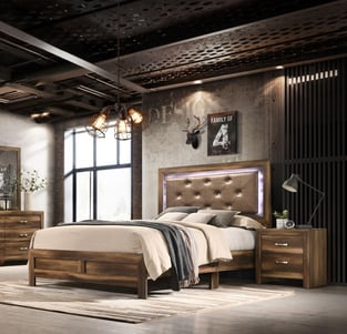 Bedroom  Espresso Cosmos Furniture image