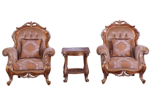 Buy Brown, Gold, Antique, Silver European Furniture Living Room 