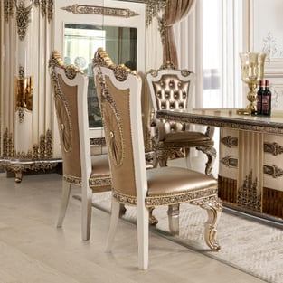 Order Beige, Gold Homey Design  HD-D1881-12PC Dining Room now