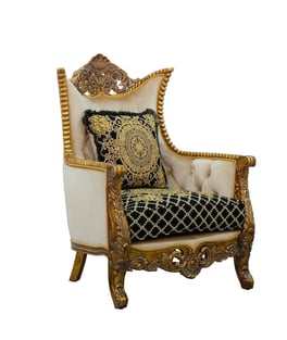 Beige, Gold, Antique, Black European Furniture 31059-S-Set-3 Living Room interior