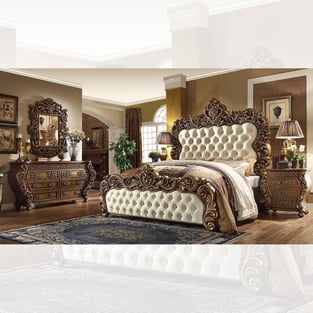 Buy Golden Brown Homey Design  Bedroom 