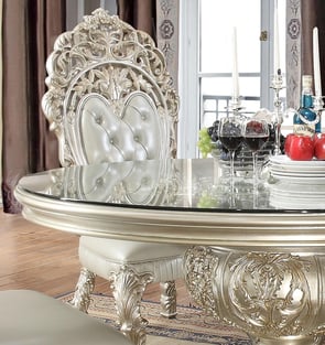 Buy Silver, Metallic Homey Design  Dining Room 