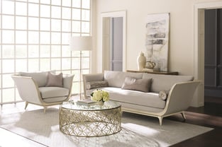 Buy Champagne, Taupe Caracole Living Room 