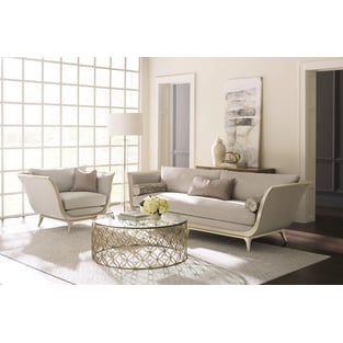 Buy Champagne, Taupe Caracole Living Room 