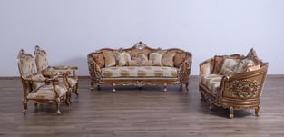 Gold, Sand European Furniture 35550-L  Living Room interior